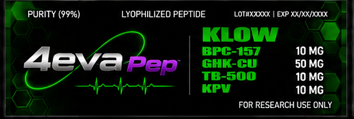 4eva Pep KLOW product artwork